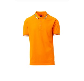 KOSZULKA POLO UNISEX ITALIA - POMARAŃCZOWY
