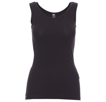 KOSZULKA T-SHIRT BEZ RĘKAWÓW FLEXTOP - CZARNY