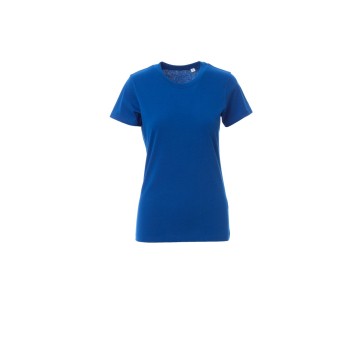 KOSZULKA T-SHIRT DAMSKA FREE LADY - KRÓLEWSKI NIEBIESKI