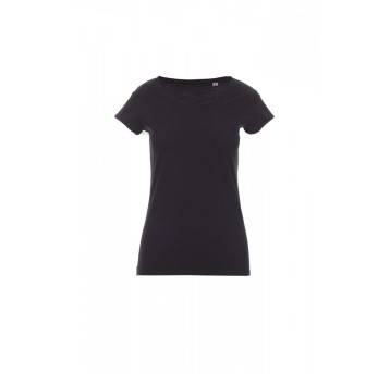 KOSZULKA T-SHIRT DAMSKA PARTY LADY - CZARNY