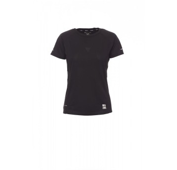 KOSZULKA T-SHIRT DAMSKA RUNNING LADY - CZARNY