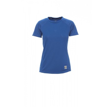 KOSZULKA T-SHIRT DAMSKA RUNNING LADY - KRÓLEWSKI NIEBIESKI