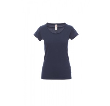 KOSZULKA T-SHIRT DAMSKA SOUND+LADY - NIEBIESKI DENIM
