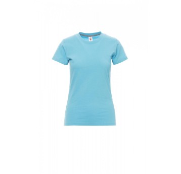 KOSZULKA T-SHIRT DAMSKA SUNRISE LADY - BŁĘKIT TURKUSOWY