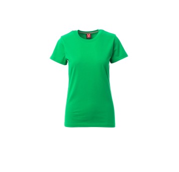 KOSZULKA T-SHIRT DAMSKA SUNRISE LADY - ŻELOWY ZIELONY