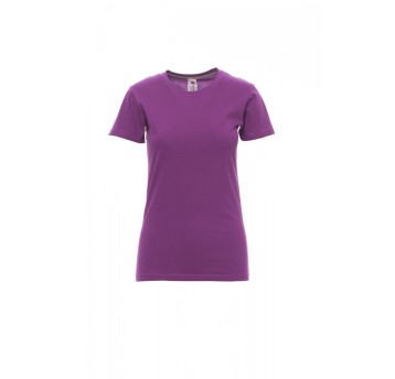 KOSZULKA T-SHIRT DAMSKA SUNSET LADY - FIOLETOWE LATO