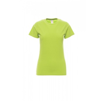 KOSZULKA T-SHIRT DAMSKA SUNSET LADY - JASKRAWOZIELONY