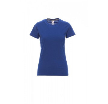 KOSZULKA T-SHIRT DAMSKA SUNSET LADY - KRÓLEWSKI NIEBIESKI