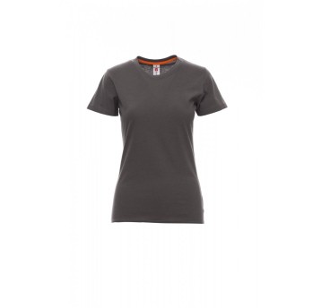 KOSZULKA T-SHIRT DAMSKA SUNSET LADY - ZADYMIONY