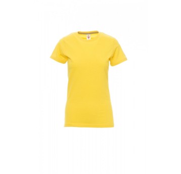 KOSZULKA T-SHIRT DAMSKA SUNSET LADY - ŻÓŁTY
