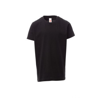 KOSZULKA T-SHIRT DZIECIĘCA PRINT KIDS - CZARNY