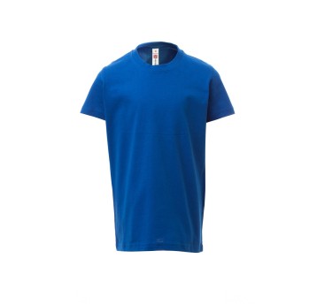 KOSZULKA T-SHIRT DZIECIĘCA PRINT KIDS - KRÓLEWSKI NIEBIESKI