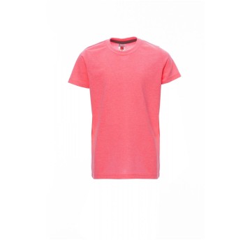 KOSZULKA T-SHIRT DZIECIĘCA SUNSET KIDS FLUO - FUKSJOWY FLUO
