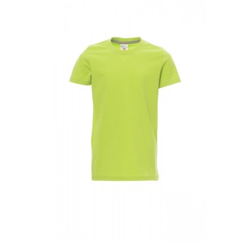 KOSZULKA T-SHIRT DZIECIĘCA SUNSET KIDS - JASKRAWOZIELONY