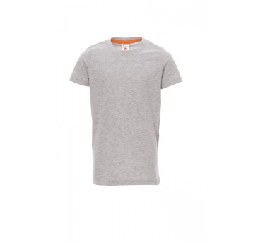 KOSZULKA T-SHIRT DZIECIĘCA SUNSET KIDS MELANGE - SZARY MELANŻ