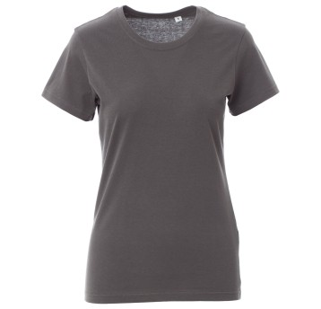 KOSZULKA T-SHIRT KRÓTKI RĘKAW FREE LADY - ZADYMIONY