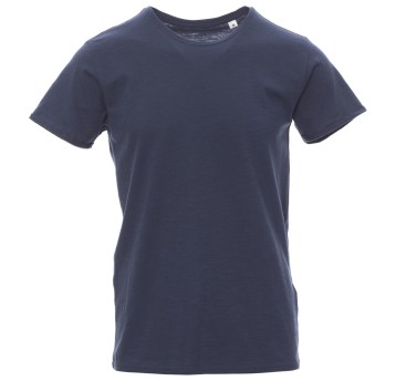 KOSZULKA T-SHIRT KRÓTKI RĘKAW PARTY - NIEBIESKI DENIM