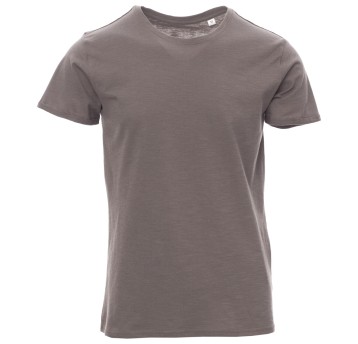 KOSZULKA T-SHIRT KRÓTKI RĘKAW PARTY - SZARY STALOWY