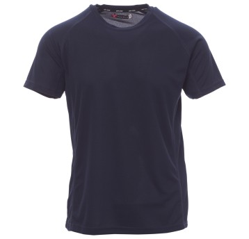 KOSZULKA T-SHIRT KRÓTKI RĘKAW RUNNER - GRANATOWY