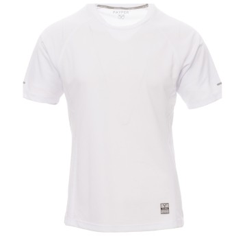 KOSZULKA T-SHIRT KRÓTKI RĘKAW RUNNING - BIAŁY