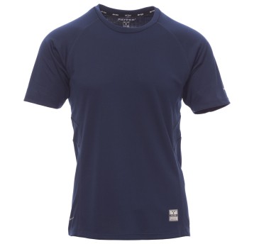 KOSZULKA T-SHIRT KRÓTKI RĘKAW RUNNING - GRANATOWY