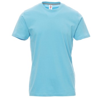 KOSZULKA T-SHIRT KRÓTKI RĘKAW SUNRISE - BŁĘKIT TURKUSOWY