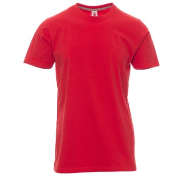 KOSZULKA T-SHIRT KRÓTKI RĘKAW SUNRISE - CZERWONY