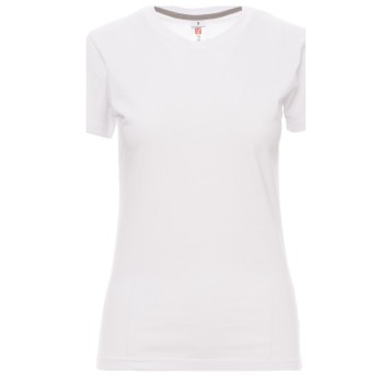 KOSZULKA T-SHIRT KRÓTKI RĘKAW SUNRISE LADY - BIAŁY