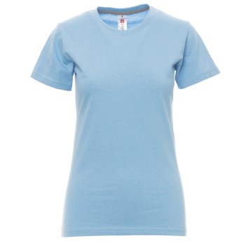 KOSZULKA T-SHIRT KRÓTKI RĘKAW SUNRISE LADY - LAZUROWY