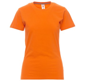 KOSZULKA T-SHIRT KRÓTKI RĘKAW SUNRISE LADY - POMARAŃCZOWY