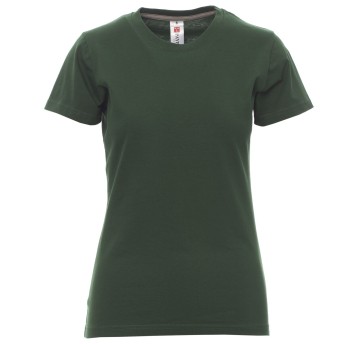 KOSZULKA T-SHIRT KRÓTKI RĘKAW SUNRISE LADY - ZIELONY