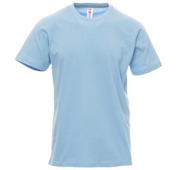 KOSZULKA T-SHIRT KRÓTKI RĘKAW SUNRISE - LAZUROWY