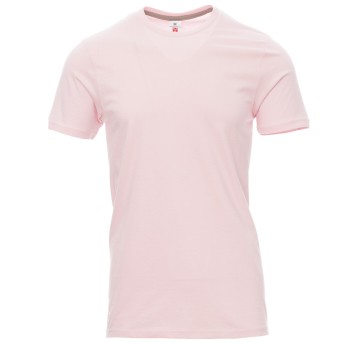 KOSZULKA T-SHIRT KRÓTKI RĘKAW SUNSET - CIENISTY RÓŻOWY