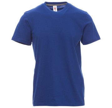 KOSZULKA T-SHIRT KRÓTKI RĘKAW SUNSET - KRÓLEWSKI NIEBIESKI