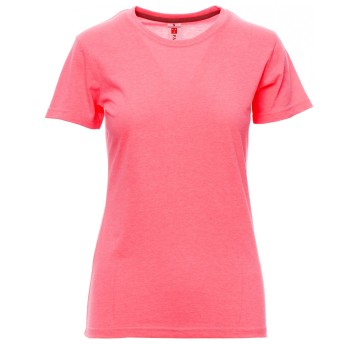 KOSZULKA T-SHIRT KRÓTKI RĘKAW SUNSET LADY FLUO - FUKSJOWY FLUO