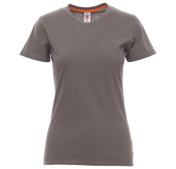 KOSZULKA T-SHIRT KRÓTKI RĘKAW SUNSET LADY - ZADYMIONY