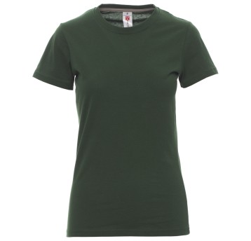 KOSZULKA T-SHIRT KRÓTKI RĘKAW SUNSET LADY - ZIELONY