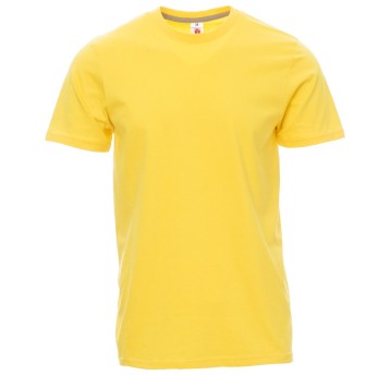 KOSZULKA T-SHIRT KRÓTKI RĘKAW SUNSET - ŻÓŁTA