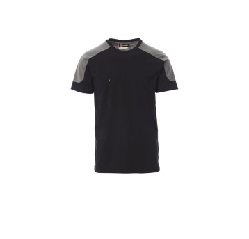 KOSZULKA T-SHIRT MĘSKA CORPORATE - CZARNY/ZADYMIONY
