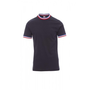KOSZULKA T-SHIRT MĘSKA FLAG - GRANATOWY/FRANCJA