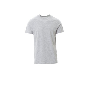 KOSZULKA T-SHIRT MĘSKA FREE MELANGE - SZARY MELANŻ
