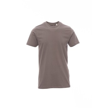 KOSZULKA T-SHIRT MĘSKA FREE - SZARY STALOWY