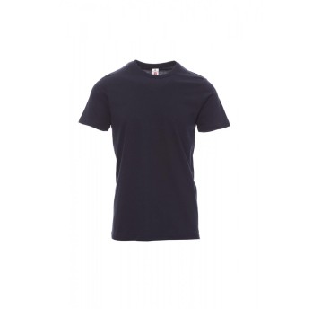 KOSZULKA T-SHIRT MĘSKA PRINT - GRANATOWY