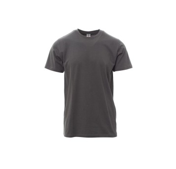 KOSZULKA T-SHIRT MĘSKA PRINT - ZADYMIONY