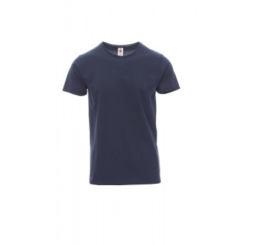 KOSZULKA T-SHIRT MĘSKA SOUND+ - NIEBIESKI DENIM