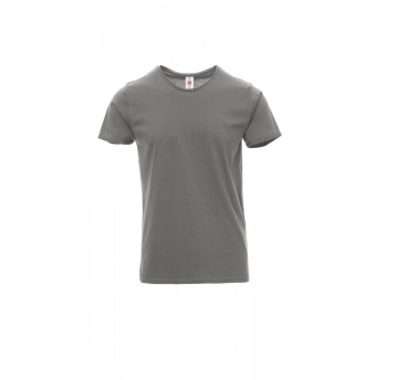 KOSZULKA T-SHIRT MĘSKA SOUND+ - SZARY STALOWY