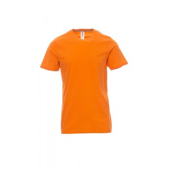 KOSZULKA T-SHIRT MĘSKA SUNSET - POMARAŃCZOWY