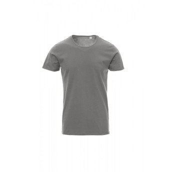 KOSZULKA T-SHIRT MĘSKA YOUNG - SZARY STALOWY