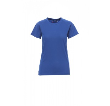 KOSZULKA T-SHIRT SPORTOWA DAMSKA RUNNER LADY - KRÓLEWSKI NIEBIESKI