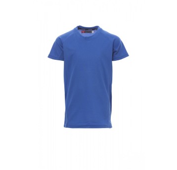KOSZULKA T-SHIRT SPORTOWA DZIECIĘCA RUNNER KIDS - KRÓLEWSKI NIEBIESKI